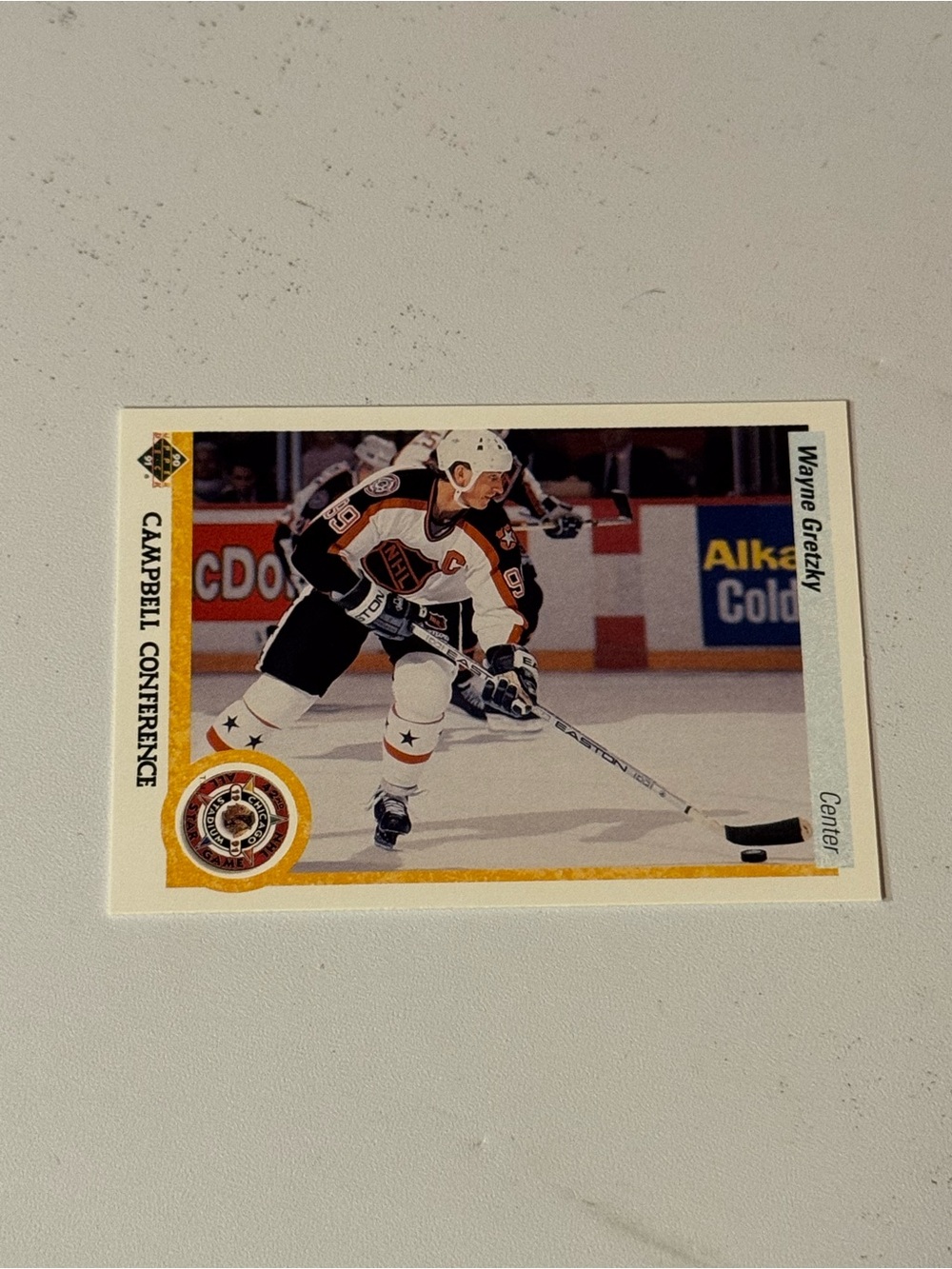 Wayne Gretzky 1989‑90 Upper Deck All‑Star Card #476 (Campbell Conference)